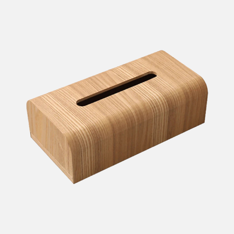 Premium Walnut Wood Tissue Box Holder - Handcrafted Solid Wood Home Decor for Living Room, Bedroom & Bathroom - Elegant & Functional Tissue Paper Dispenser for Home & Office Use
