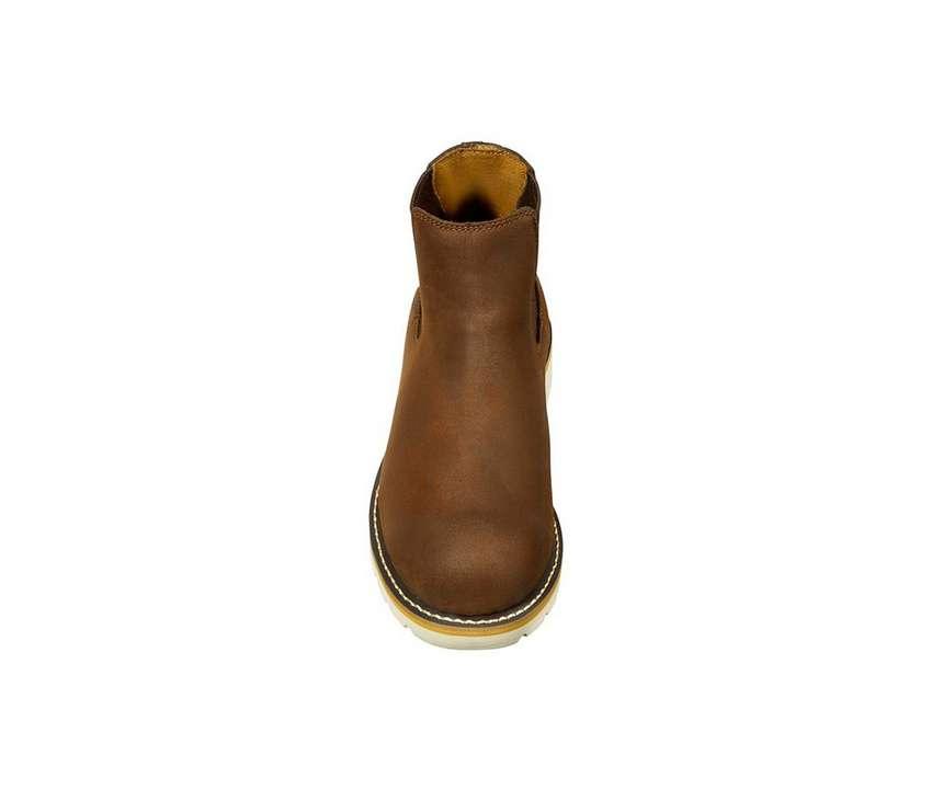 Men's FW5033 Waterproof Wedge Chelsea Work Boots - Slip Resistant & Comfortable for Construction, Hiking & Outdoor Work
