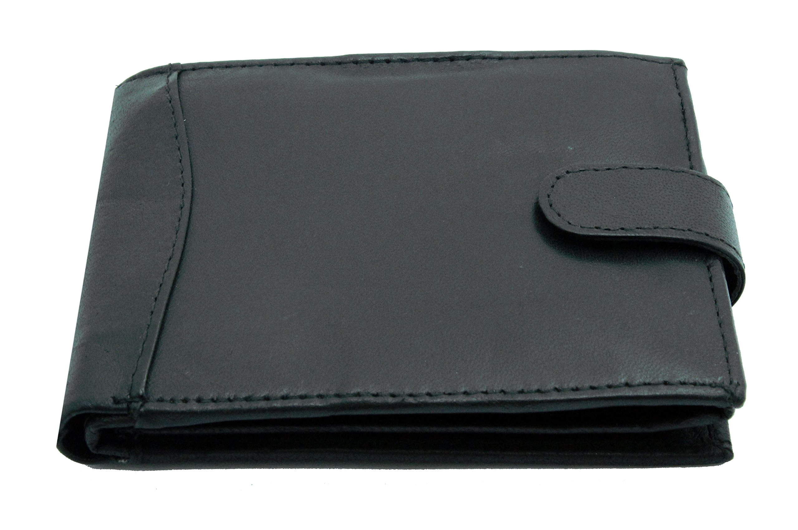 Premium Men's Leather Wallet with RFID Protection - Slim Credit Card Holder, Debit Card Organizer & Zip Coin Pocket | Ideal for Everyday Carry, Travel & Business Use
