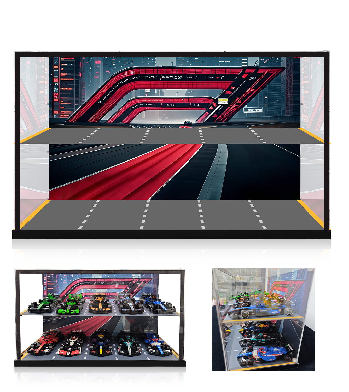 LEGO Speed Champions Series Display Case for 1:32 Scale Models - Perfect for Showcasing Your Full Collection at Home or Office