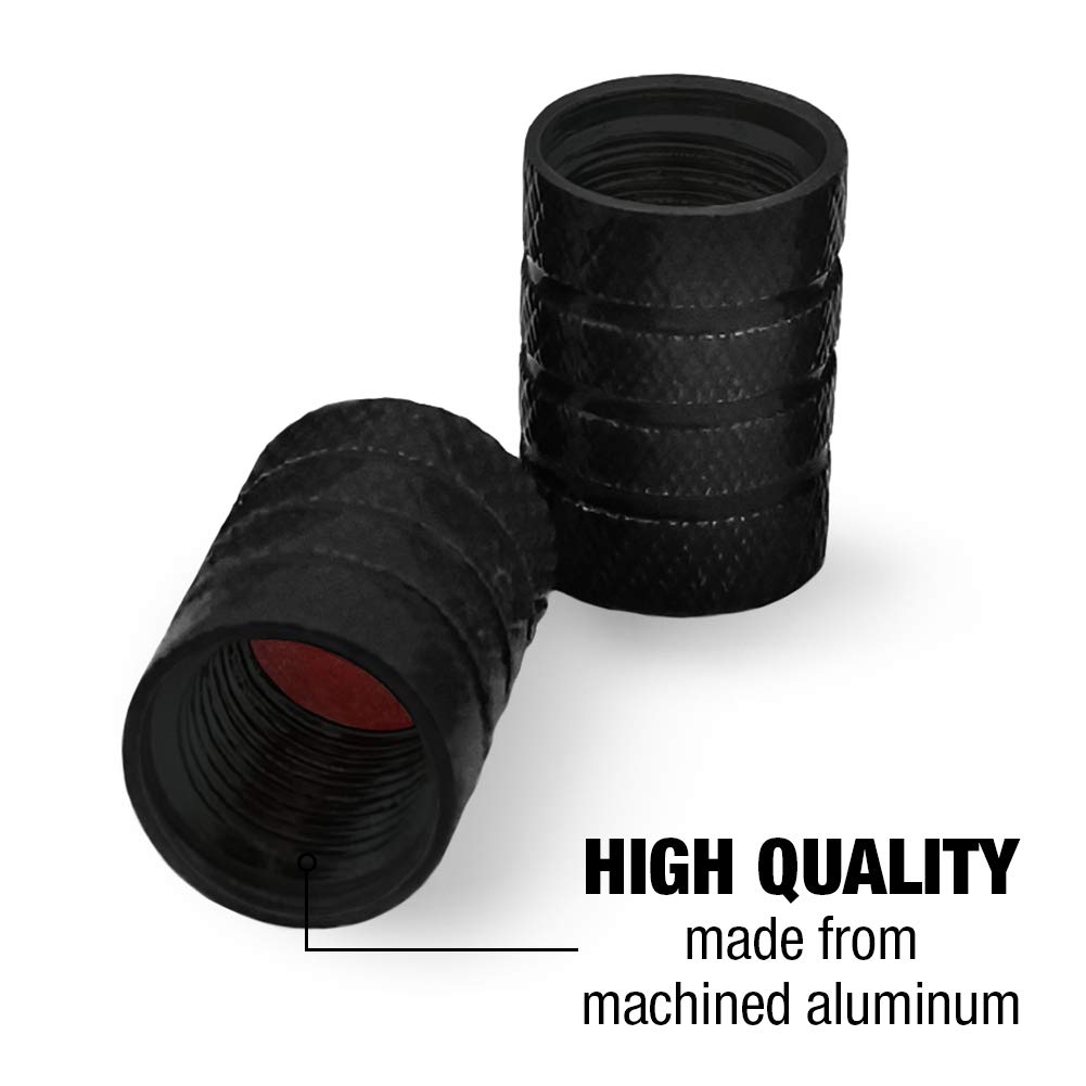 Wild Wolf Head Motorcycle & Bicycle Valve Stem Caps - Durable Aluminum Tire Rim Wheel Accessories for Harley, Cruiser, Dirt Bikes (Pack of 4) - Perfect for Off-Road, Commuting & Custom Bike Builds