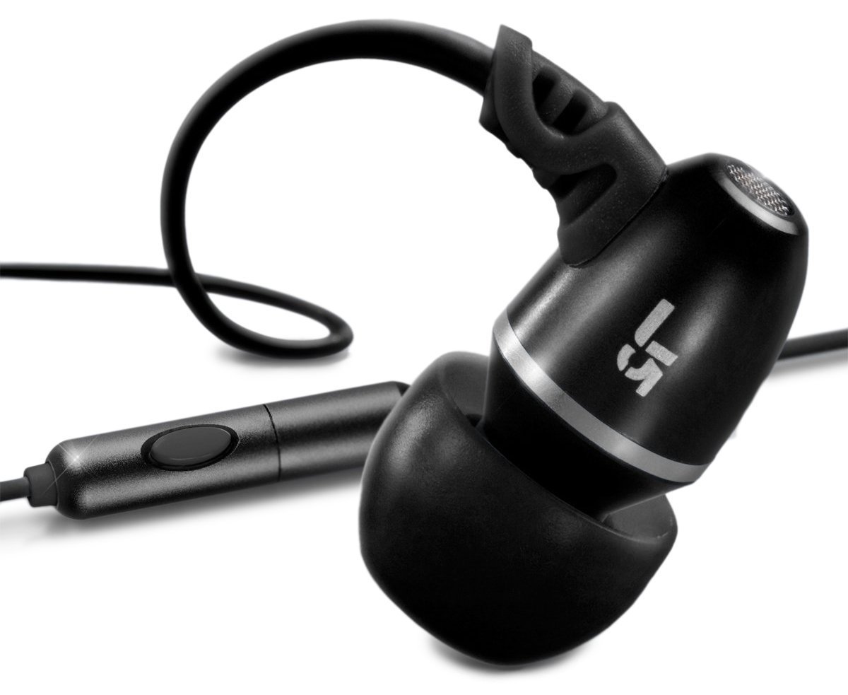 JLab JBuds J5M Wireless Metal Earbuds with Built-in Mic - Bluetooth Headphones for Gym, Running & Workout | Noise Isolating, Sweatproof, HD Sound