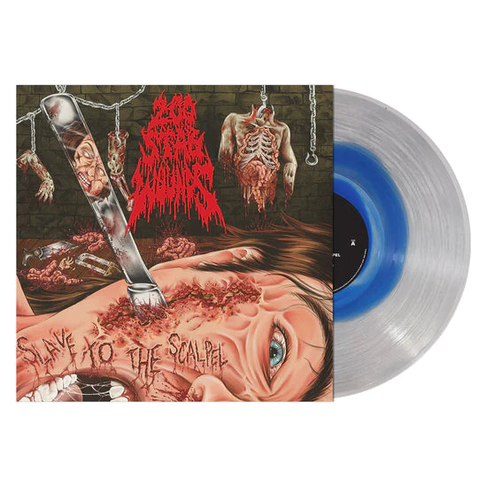 200 Stab Wounds - Slave to the Scalpel (Limited Edition Clear with Blue Vinyl) | Death Metal Music Album for Collectors & Metal Fans | Perfect for Mosh Pits, Gym Workouts & Headbanging Sessions