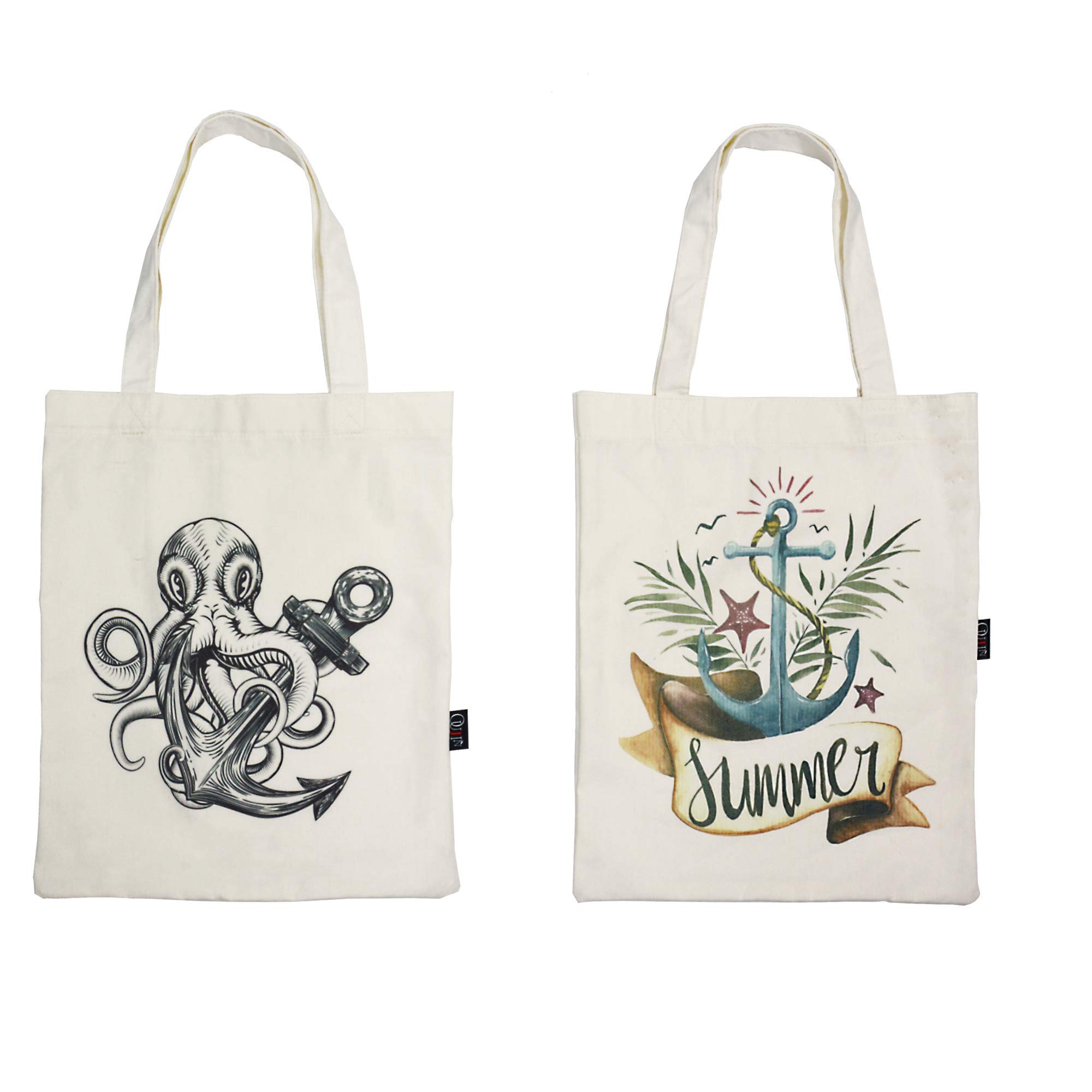 Eco-Friendly Women's Canvas Tote Bag - Washable & Reusable Grocery Shopping Bag (16.75