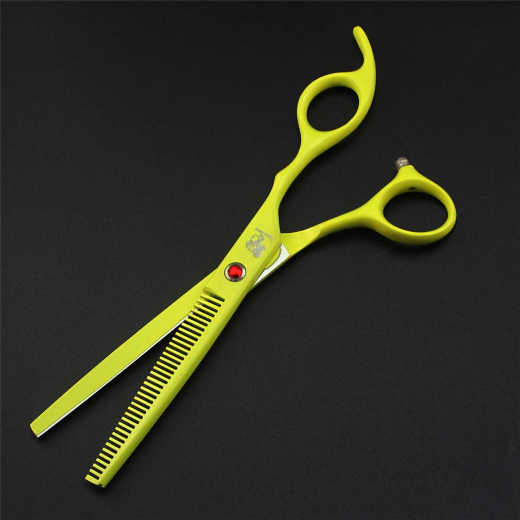 Premium 3-Piece Pet Grooming Scissors Set - Stainless Steel Dog & Cat Hairdressing Shears (Straight, Thinning, Curved) for Professional Grooming at Home or Salon
