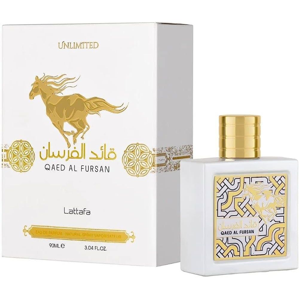 Qaed Al Fursan Unlimited Eau de Parfum 90ml for Men - Premium Long-Lasting Arabian Fragrance for Date Night & Special Occasions