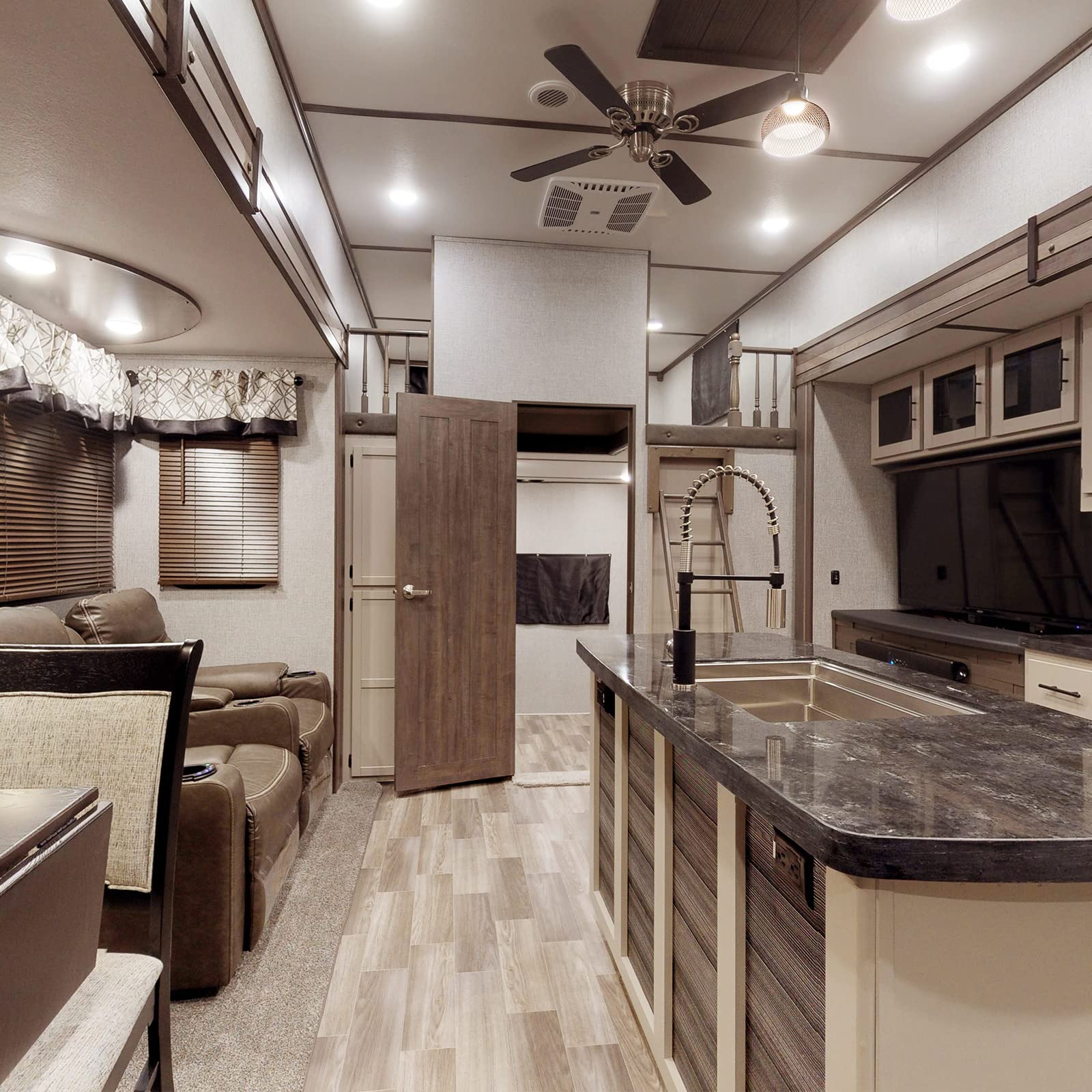 12V DC RV LED Pendant Light with Cage Shade - Matte Black Automotive & Kitchen Lighting for RV, Camper, Dining Room & Home Decor | No Switch Included | Energy Efficient LED Fixture