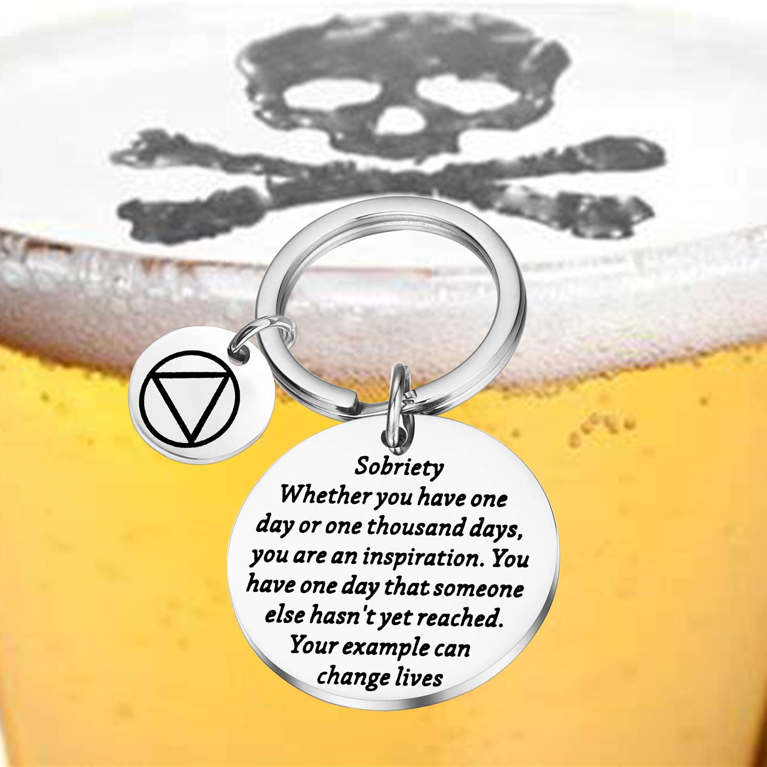 PLITI Sobriety Gift for Addiction Recovery - Inspirational AA Alcoholics Anonymous Gift for Men & Women - Perfect for 1 Year Sober Anniversary, Milestone Celebrations & Support Groups