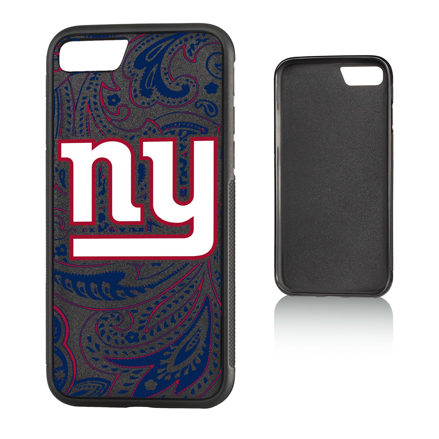 New York Giants iPhone Case with Paisley Design - Durable Bumper Protection for iPhone 13/14/15 Pro Max - Perfect for Football Fans & Game Day Accessories