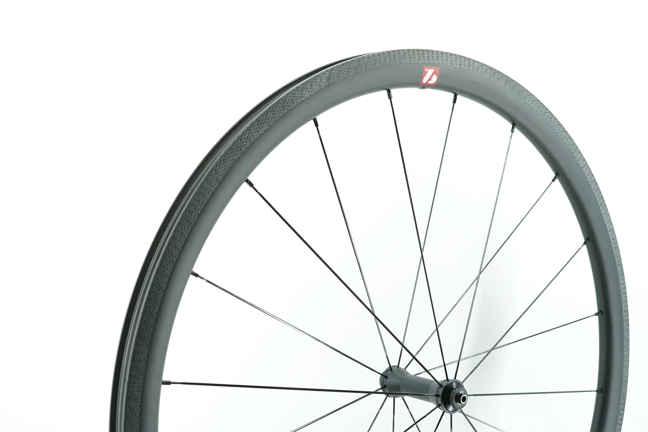 BARNETT WRC-01 35mm Carbon Fiber Road Bike Wheelset - Lightweight & Durable Rim Brake Wheels for Road Cycling, Racing & Training