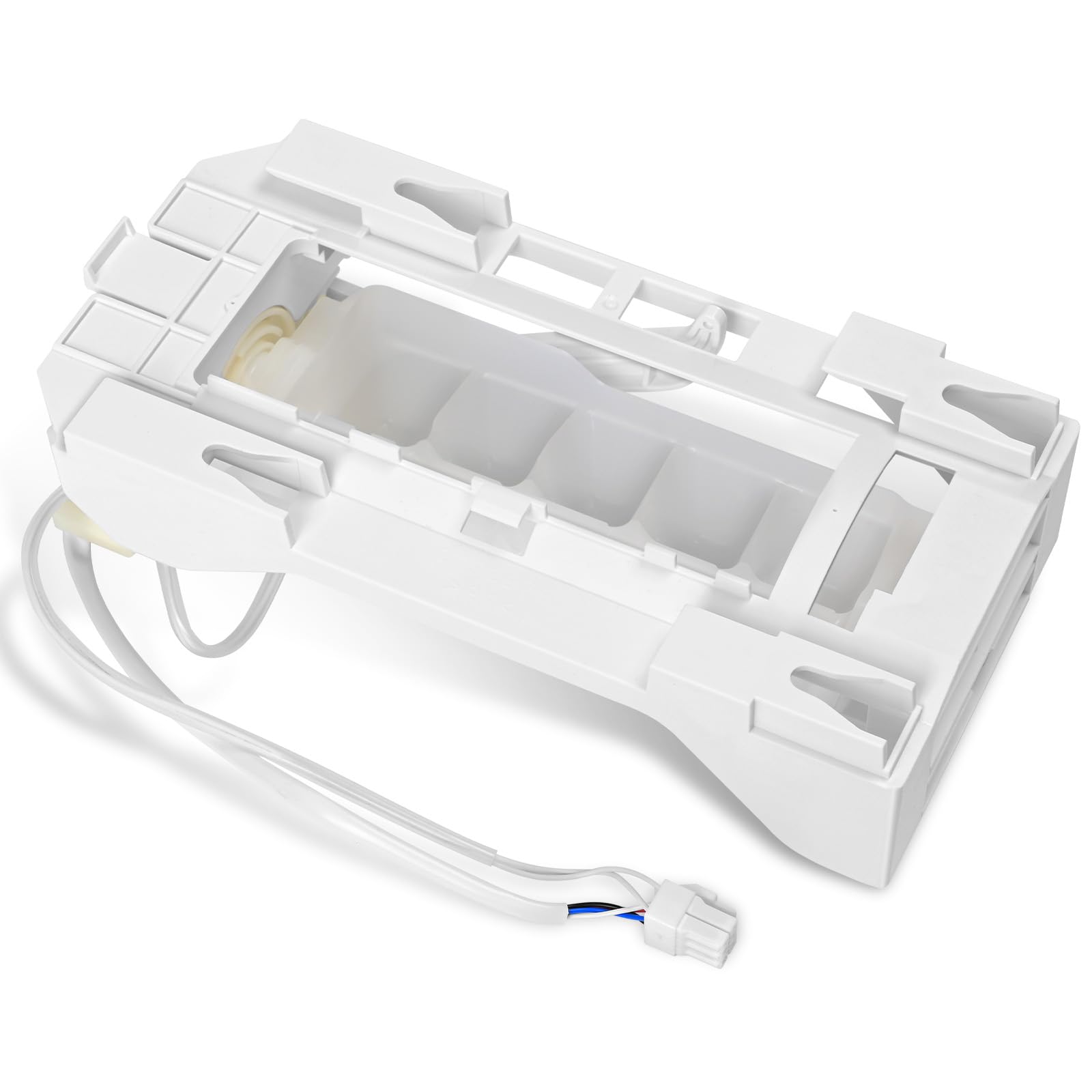 Upgraded 243297609 & 243297613 Refrigerator Ice Maker Replacement - Compatible with Frigidaire & Electrolux Ice Makers (Replaces 243297606, 6-Pin) - Perfect for Home Kitchen Appliance Repair and Maintenance
