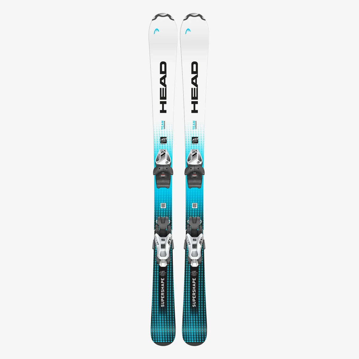 2025 Head Supershape Team Easy Kids Skis with JRS 7.5 System Binding - Perfect for Young Skiers Learning on Slopes | Junior Alpine Ski Equipment for Boys & Girls
