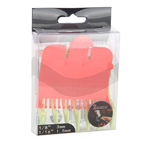 Professional Round Teeth Trimming Guide Comb for Men - Easy to Use Hair Cutting Tool for Home Barbering & DIY Hairstyling | Perfect for Beard Trimming, Fade Cuts & Personal Grooming