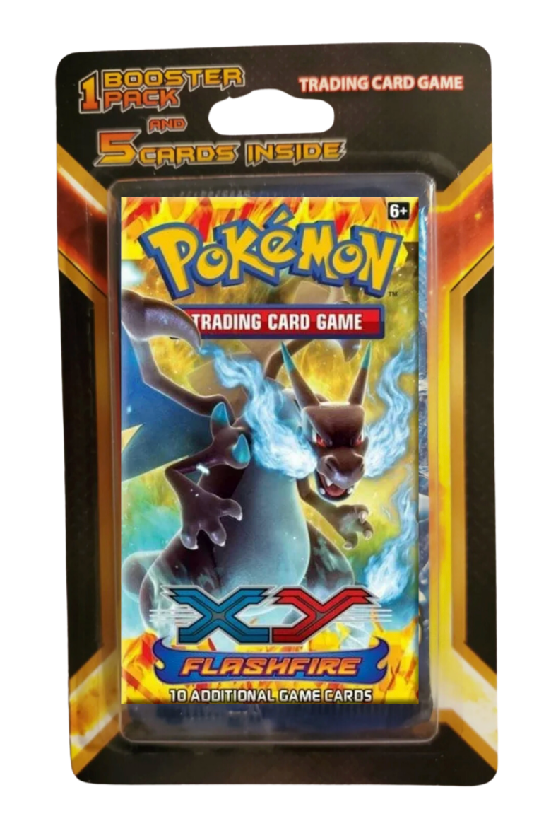 Pokemon Flashfire Blister Pack - 5 Mystery Cards (Sealed) | Collectible Trading Cards for Battles & Gifts