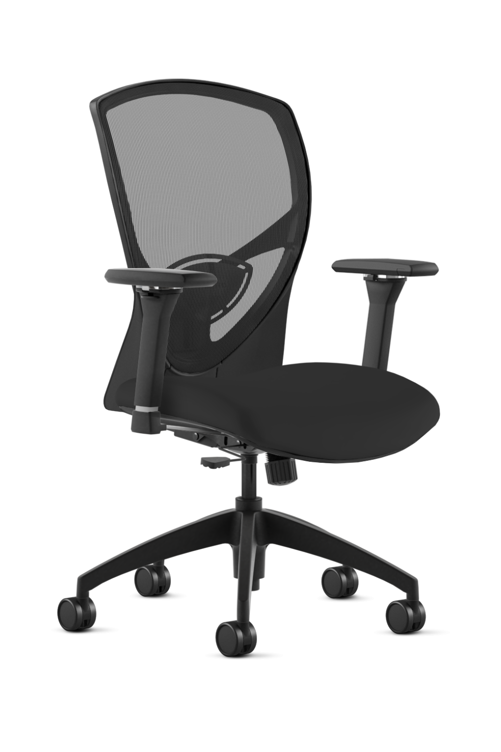 9 to 5 Theory Mid Back Ergonomic Office Chair with Adjustable Seat Slider - Lumbar Support Mesh Task Chair for Home & Office Workspace (Model 2160) - Perfect for Long Hours of Computer Work, Gaming, and Remote Working