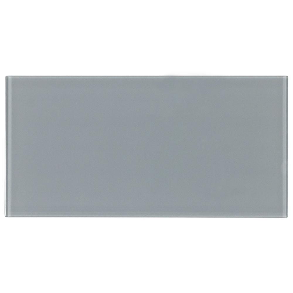 Premium Glass Subway Tile - Metropole Grey 4x8 - Modern Kitchen & Bathroom Backsplash - Waterproof & Easy to Clean - Perfect for Home Renovation & Commercial Spaces