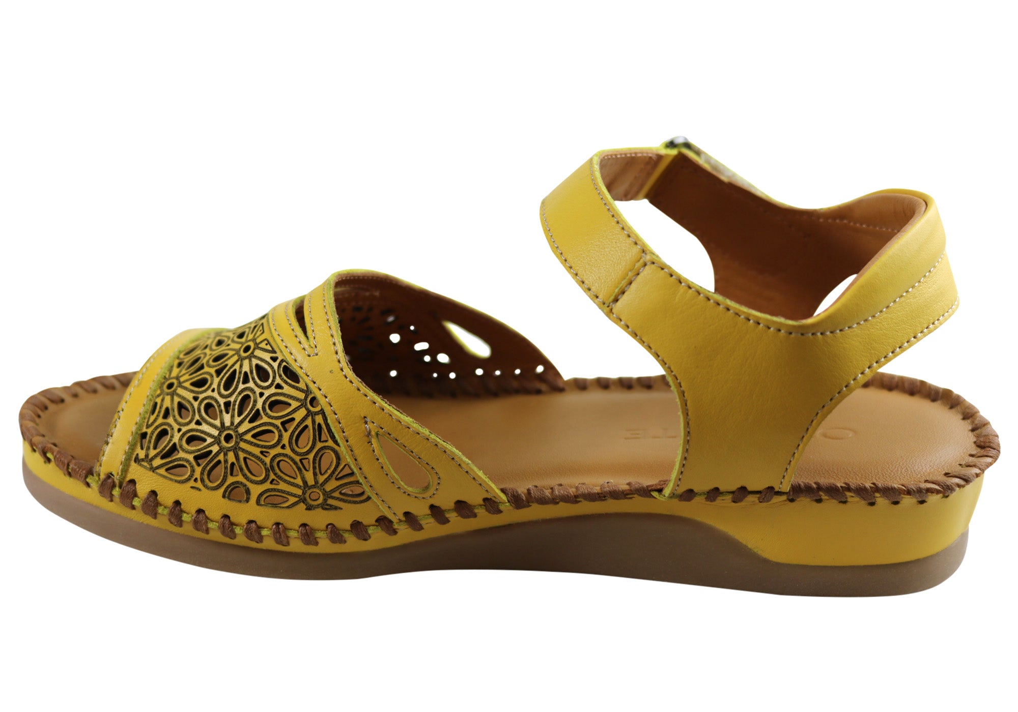 Orizonte Noble Women's European Comfortable Leather Sandals - Stylish Summer Walking Shoes for Beach, Vacation & Casual Outings