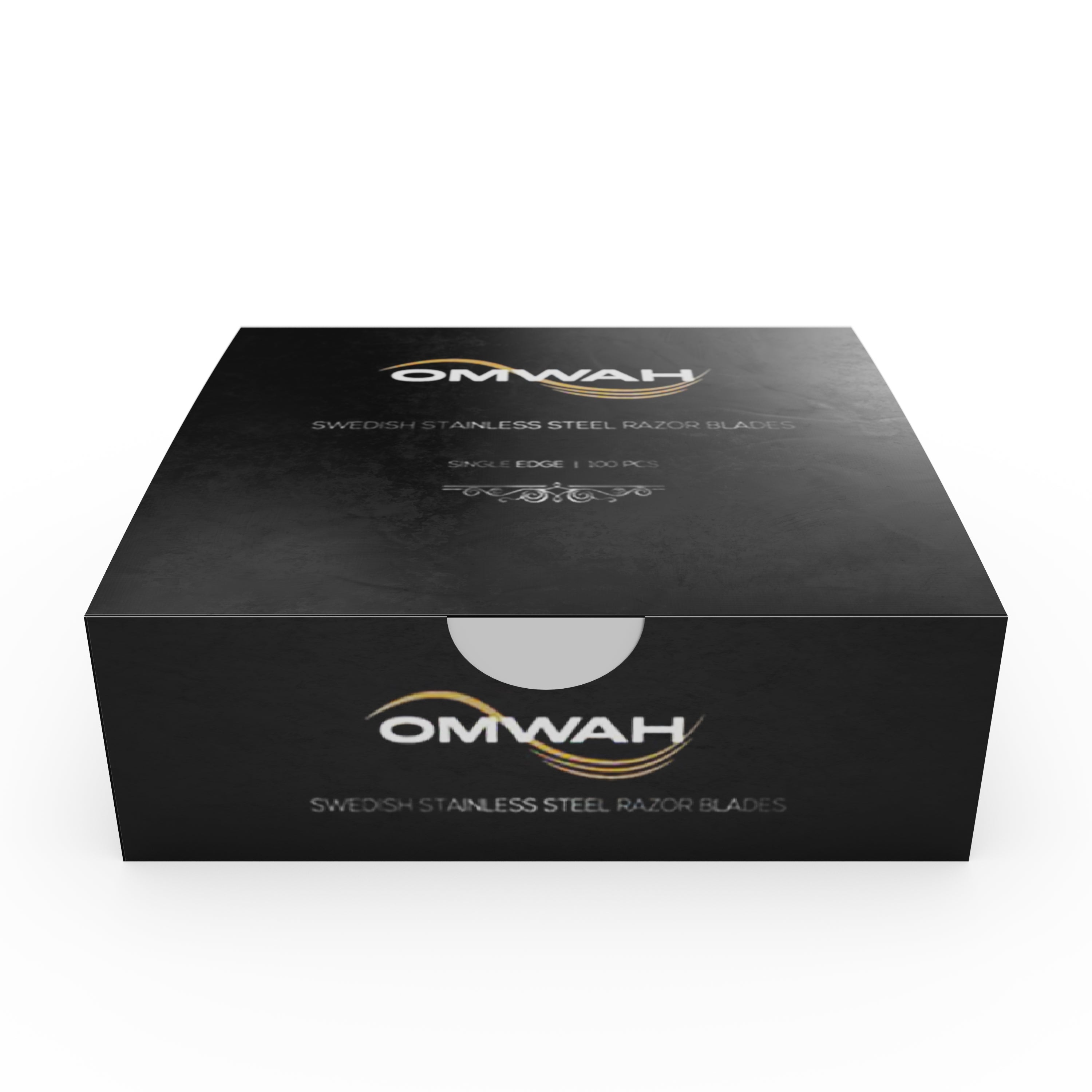 100 Pack Premium Stainless Steel Straight Razor Blades - Ultra Sharp Double Edge Replacement Blades for Barber Shaving & Personal Grooming - Perfect for Professional Barbershops & Home Use