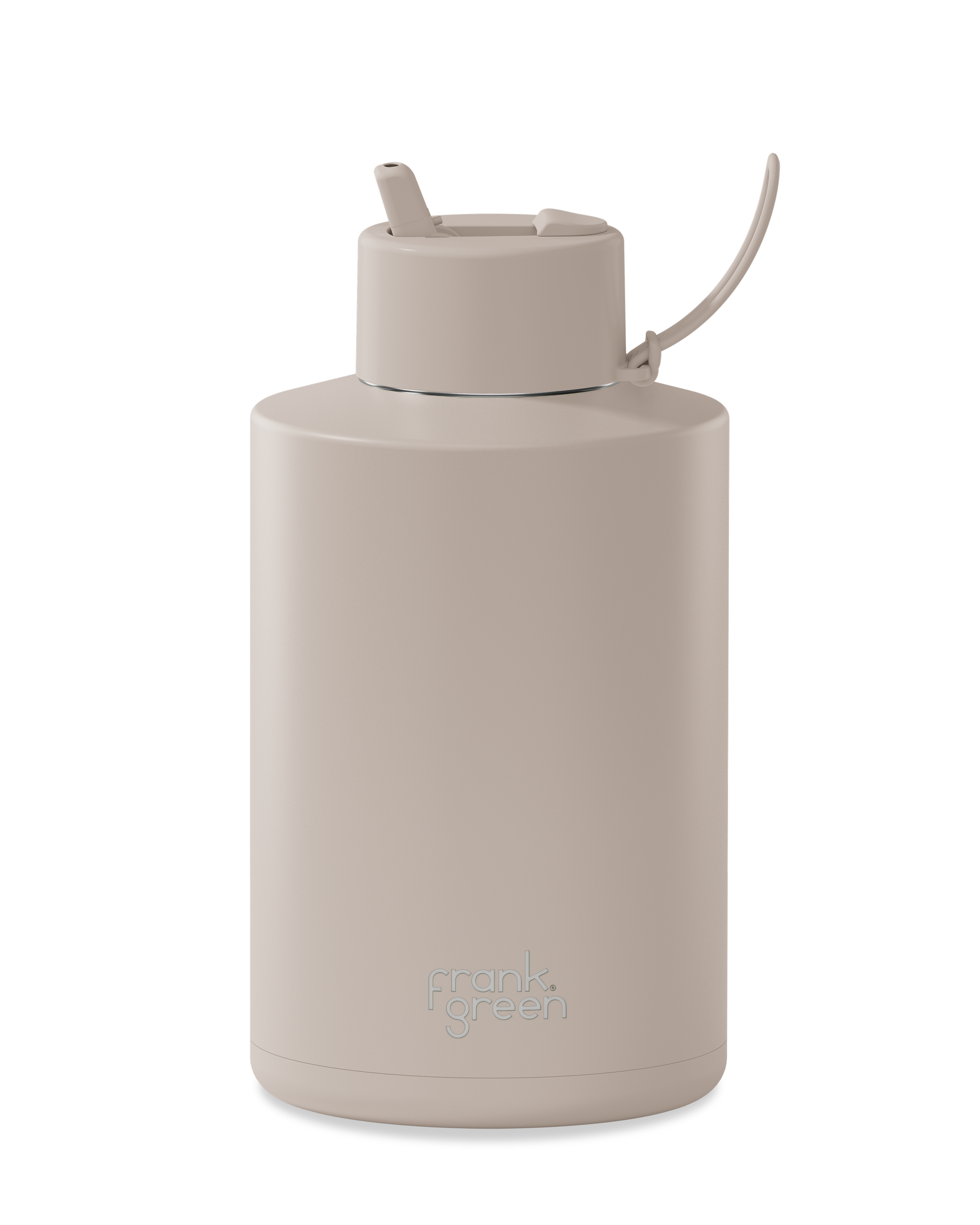 Eco-Friendly Ceramic Reusable Water Bottle 68oz (2000ml) - Moon Dust Color - Perfect for Outdoor Activities, Gym & Office Use