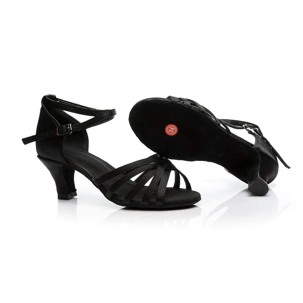 Women's Western Ankle Strap Criss Cross Sandals - Dressy Kitten Heel Shoes for Casual Outings & Date Nights