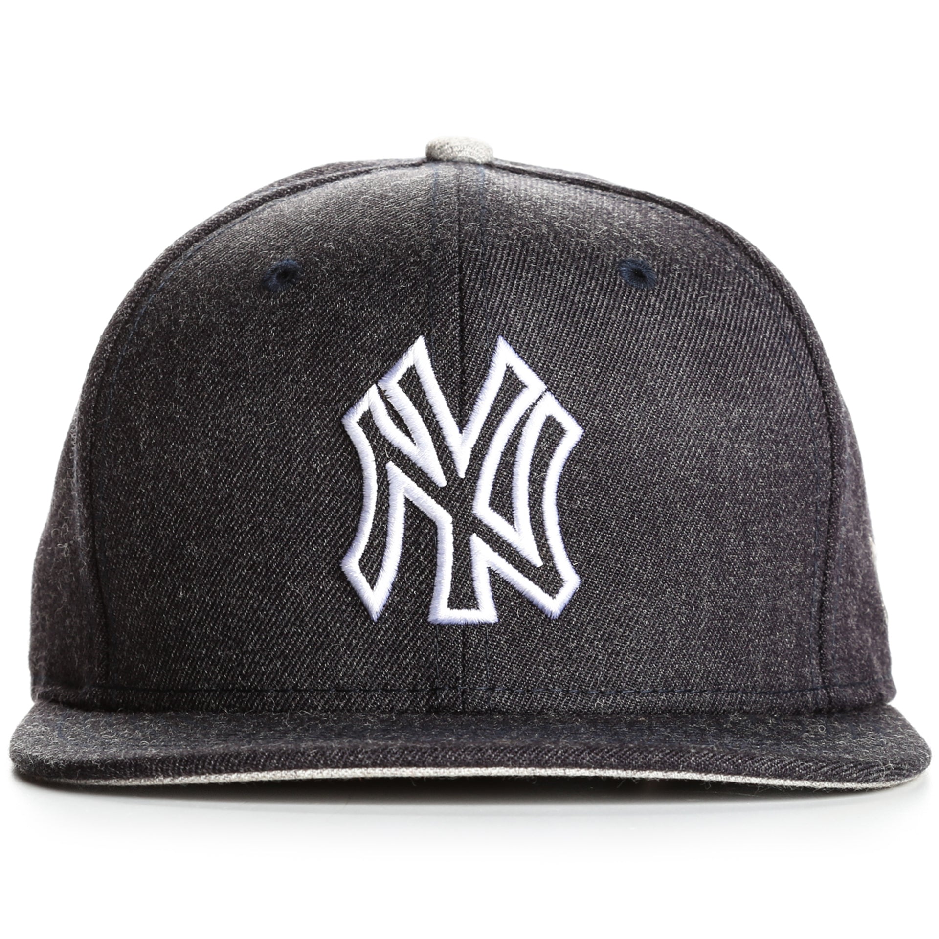 New Era 9Fifty New York Yankees Heather Hype Snapback Cap - Charcoal Heather - Official MLB Baseball Hat for Men & Women - Perfect for Sports Fans, Streetwear Fashion & Casual Outfits