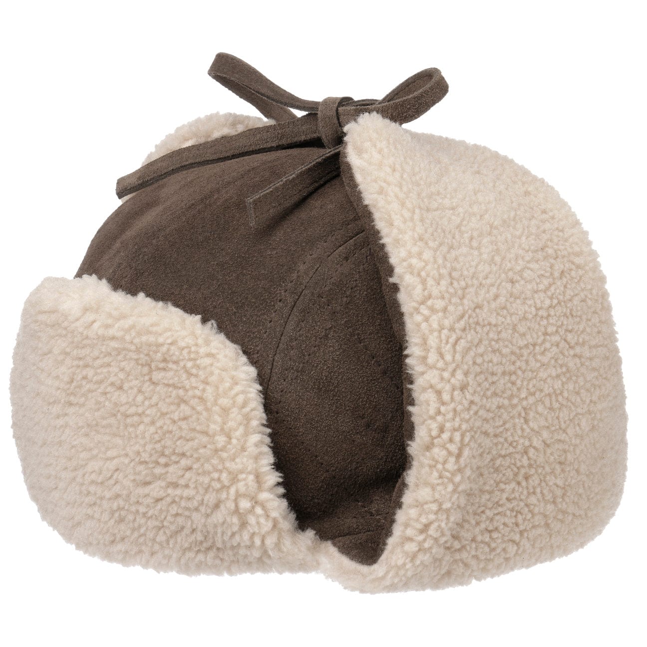 Stetson Calf Split Trapper Hat - Warm Winter Fur Hat for Men & Women - Perfect for Hunting, Skiing, and Outdoor Adventures