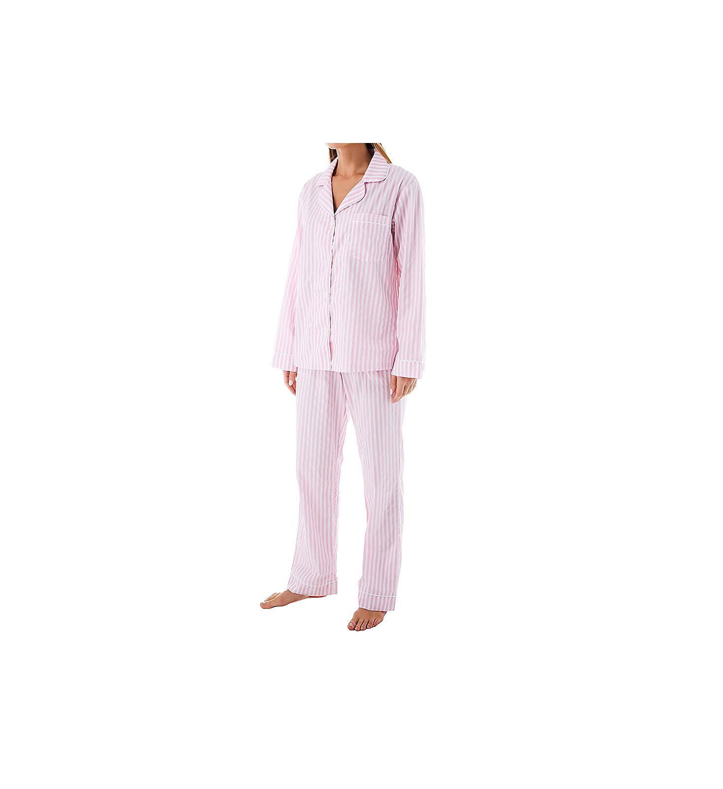 BedHead Pajamas Women's 3D Stripe Long Sleeve Classic PJ Set - Soft Cotton Sleepwear for Women, Comfortable Loungewear for Relaxing at Home & Sleepovers