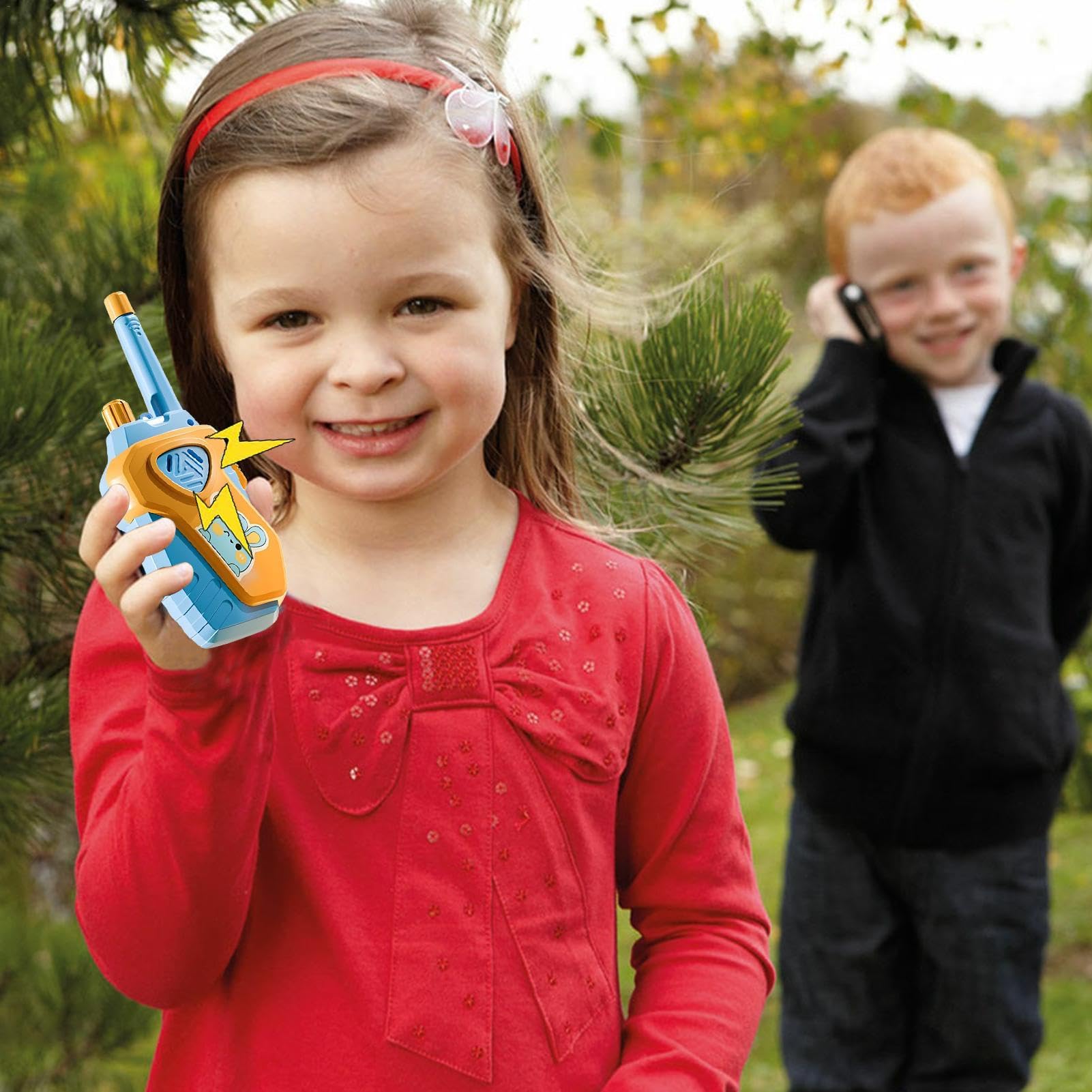 Dinosaur Walkie Talkie Toy for Kids - Long Range Clear Sound, Portable Outdoor Radio for Boys & Girls | Perfect for Camping, Hiking, and Backyard Adventures