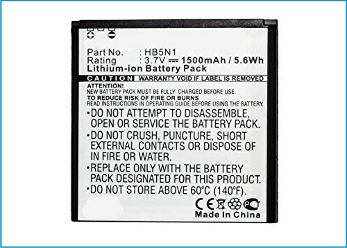 Synergy 1500mAh Li-ion Battery for Cricket Ascend Q - Long Lasting Power for Gaming & Streaming