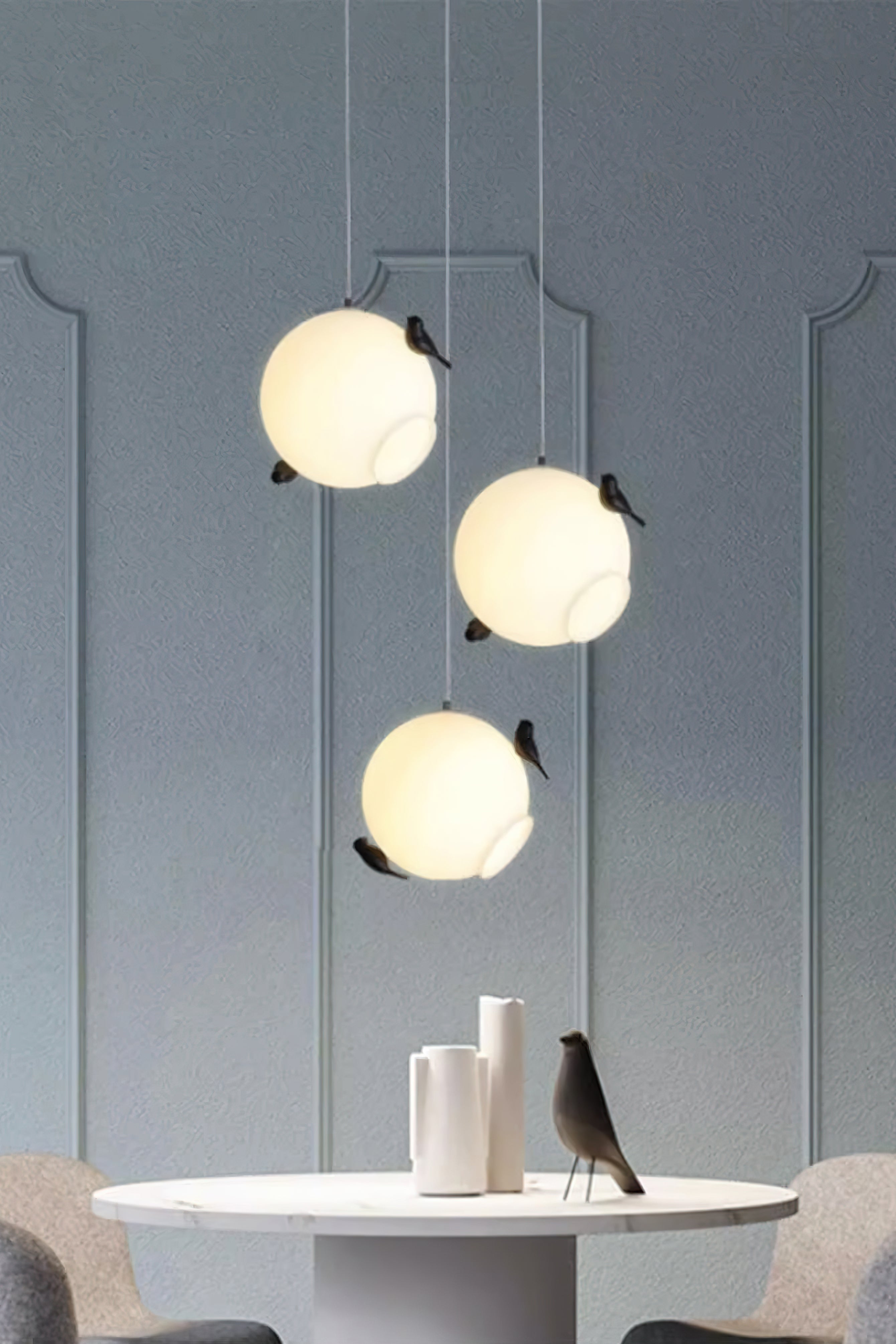Handmade Rattan Bird's Nest Pendant Light - Boho Chic Hanging Ceiling Lamp for Living Room, Bedroom & Dining Room Decor