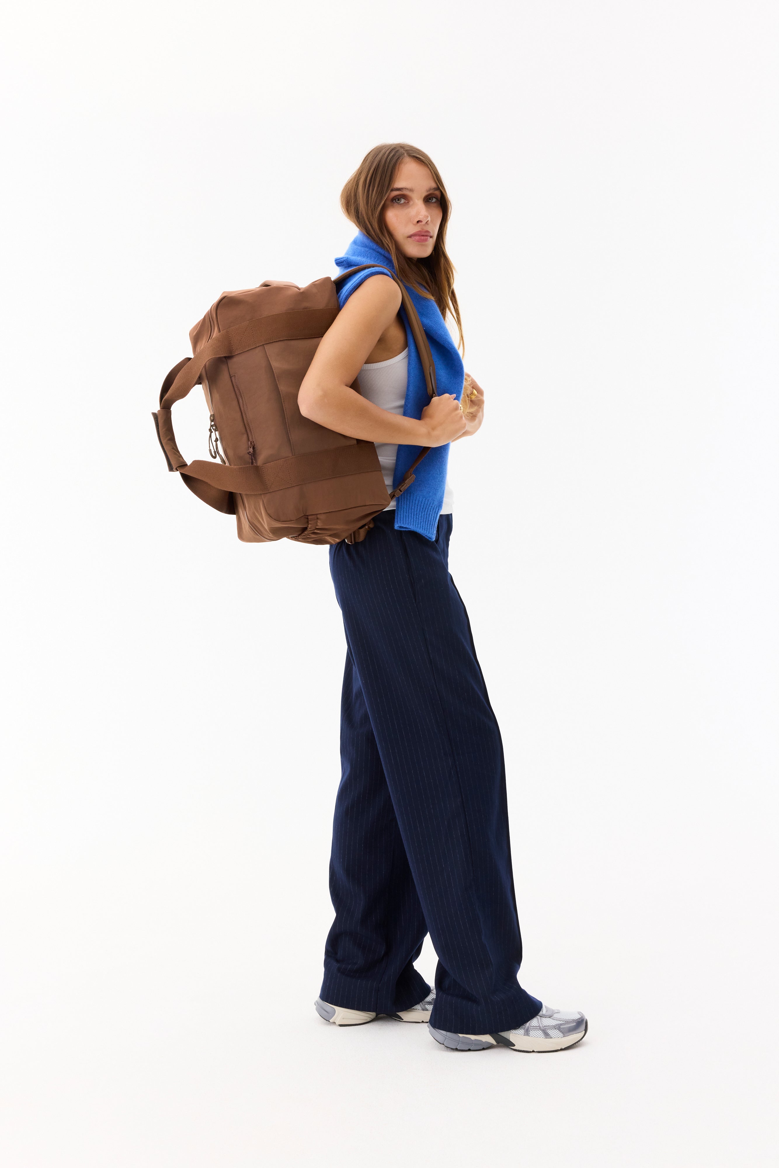 Premium Maple Sport Duffle Backpack - Waterproof Gym Bag for Men & Women - Ideal for Travel, Workout, Sports & Weekend Getaways
