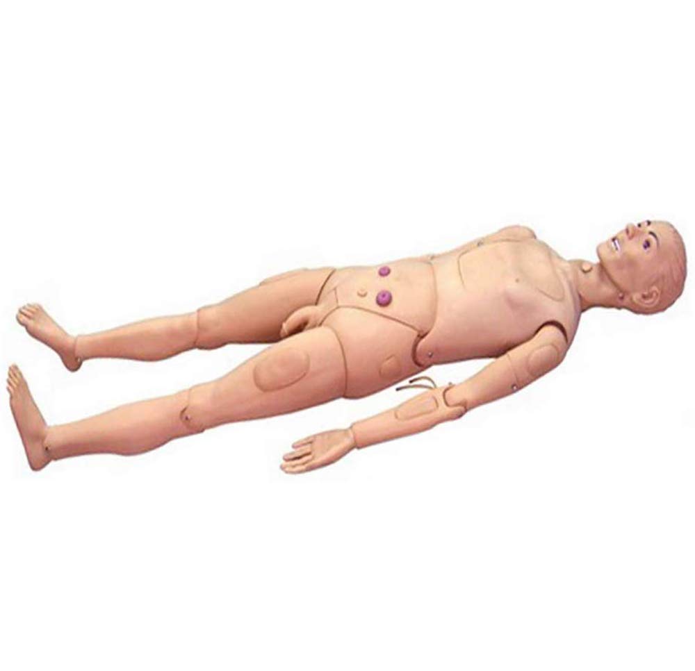 PVC Patient Care Manikin - Multifunctional Nursing Training Mannequin for Medical Education, CPR Practice & First Aid Training | Ideal for Nursing Schools, Hospitals & Emergency Response Drills