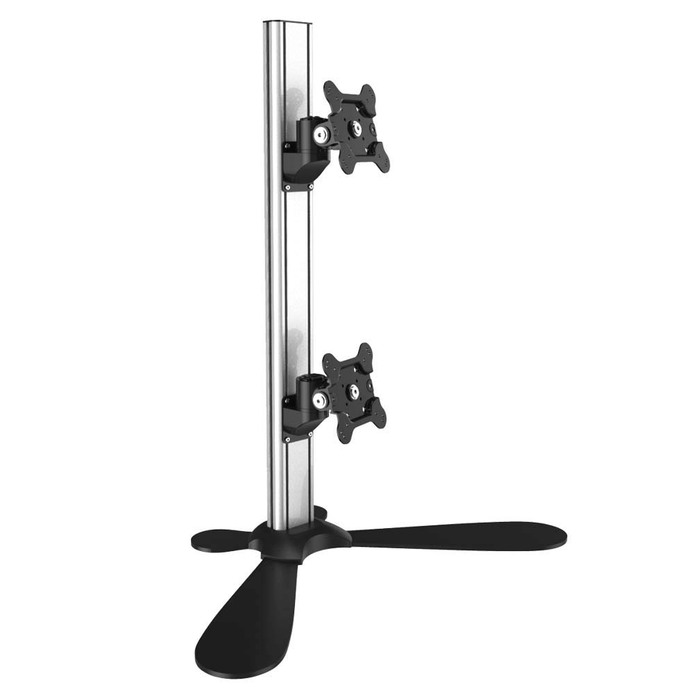 Cotytech Dual Monitor Stand with Quick Release & Vertical Lift - Stackable 2