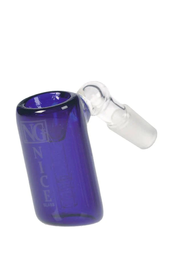 45 Degree Full Color Glass Ash Catcher for Bongs & Water Pipes - Perfect for Smoother Hits & Enhanced Filtration