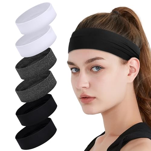 6pcs-wide Sport Headband