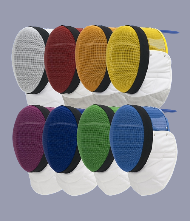 Uhlmann Colored FIE Foil Mask with Removable Padding - Premium Fencing Gear for Competitive Training & Tournaments
