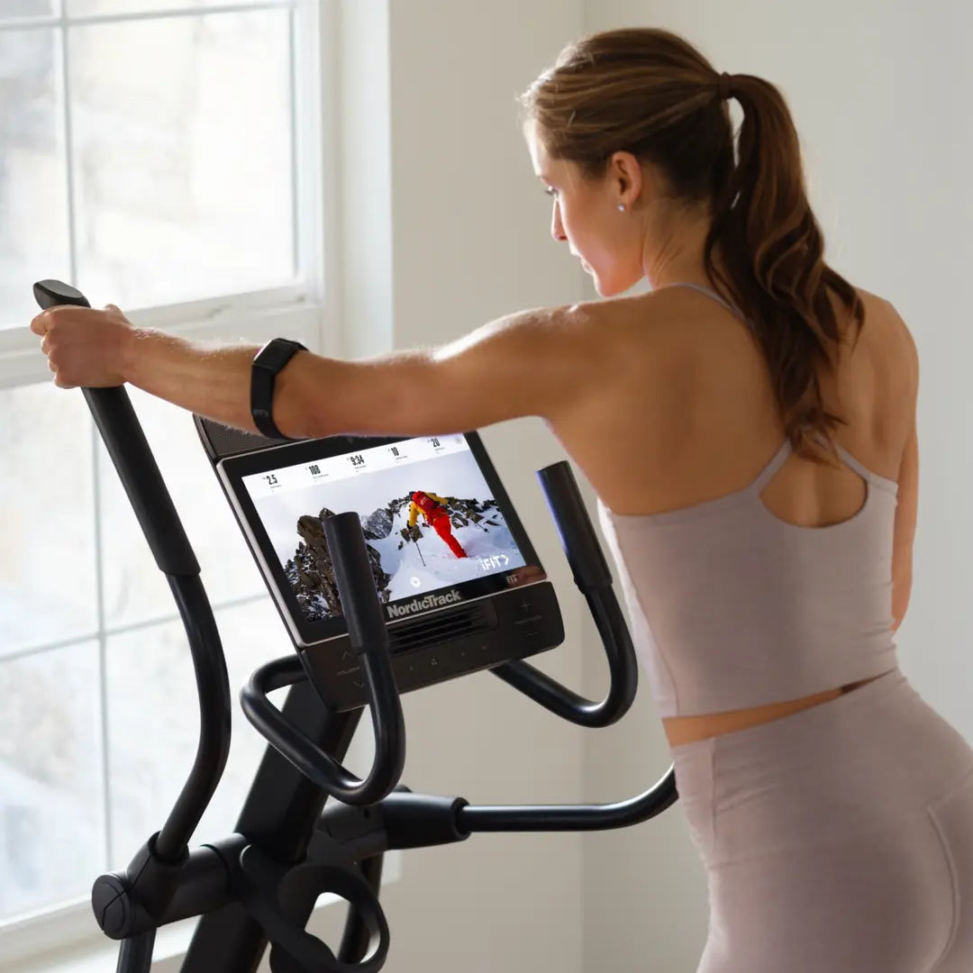 NordicTrack AirGlide 14i Elliptical Machine - Low Impact Cardio Workout Equipment for Home Gym - Perfect for Weight Loss & Full Body Training