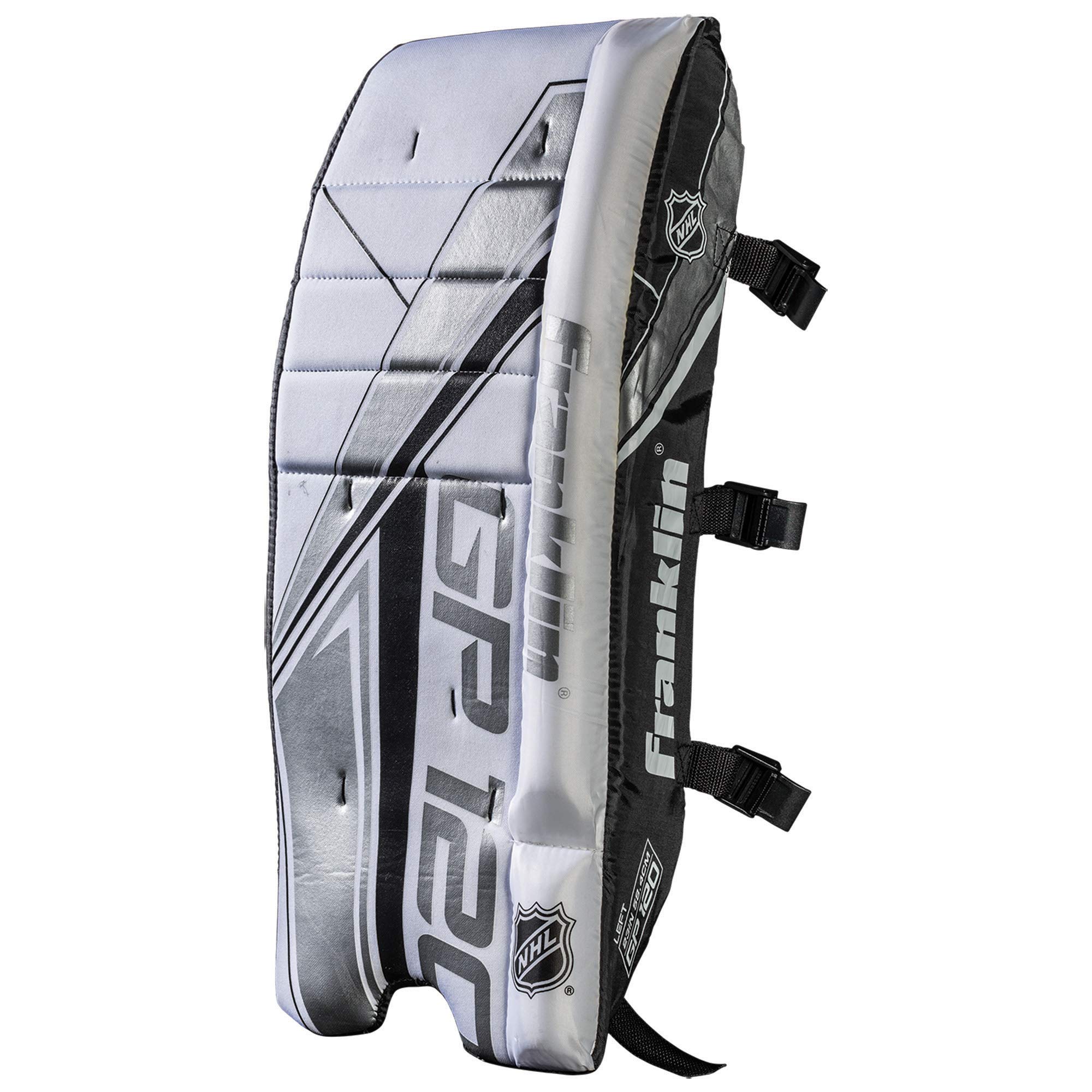 Franklin Sports Hockey Goalie Pads - Professional Ice Hockey Leg Guards for Goalies - Perfect for Training, Games & Practice - Durable Protection for Youth & Adult Players