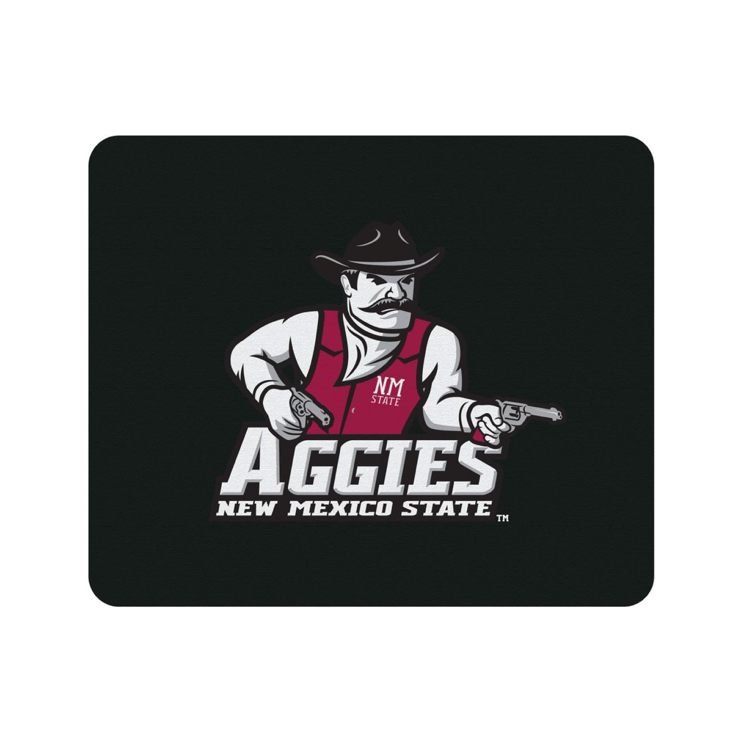 Premium Mouse Pad with Non-Slip Base - New Mexico State University & Tokyodachi Themed Fabric Design - Perfect for Gaming, Office Work, and Home Use