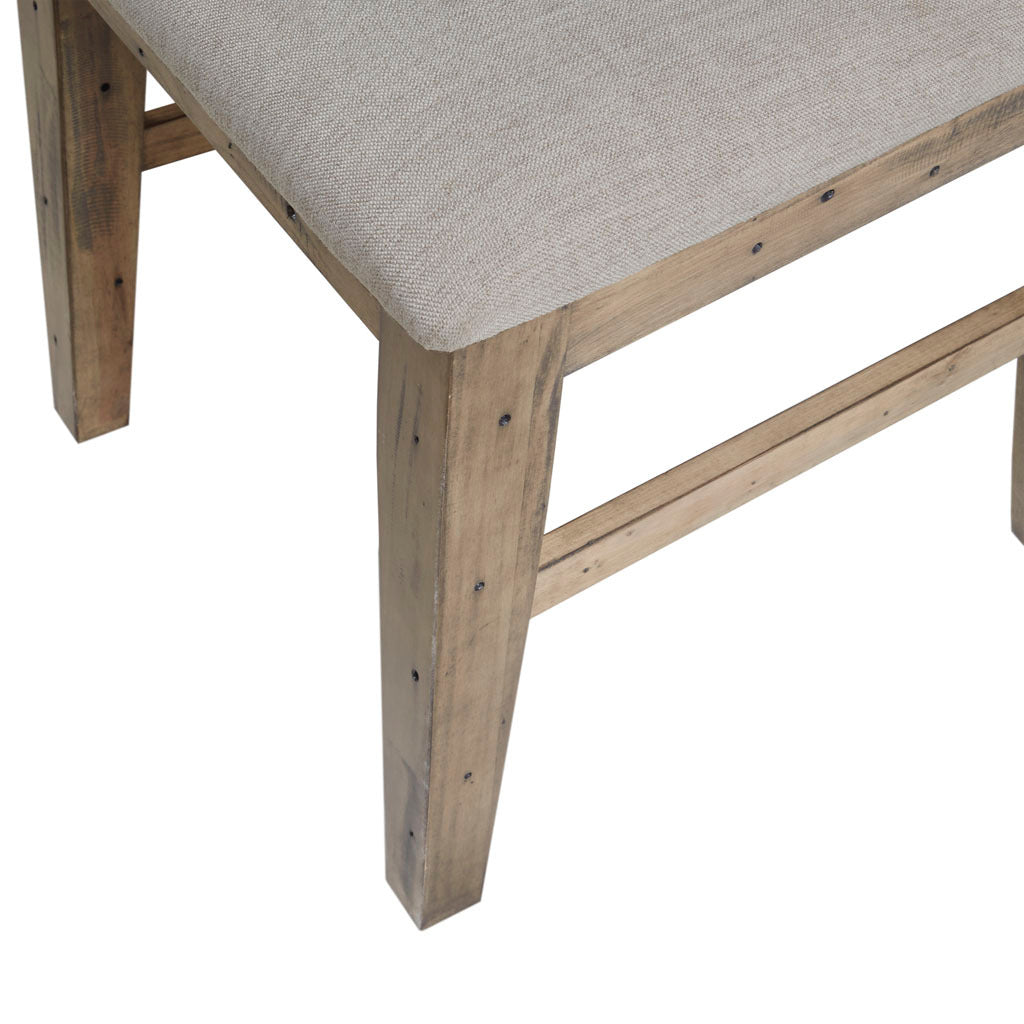 Modern Dining Side Chairs Set of 2 - Sturdy Wooden Kitchen Chairs with Padded Seats - Perfect for Dining Room, Breakfast Nook, or Small Space Decor