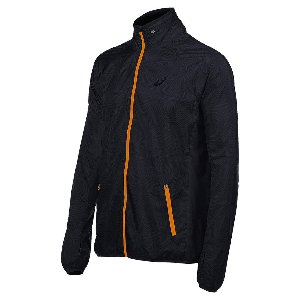 ASICS Men's GPX Running Jacket - Lightweight Waterproof Windbreaker for Outdoor Jogging & Training - Perfect for Cold Weather Running & Gym Workouts