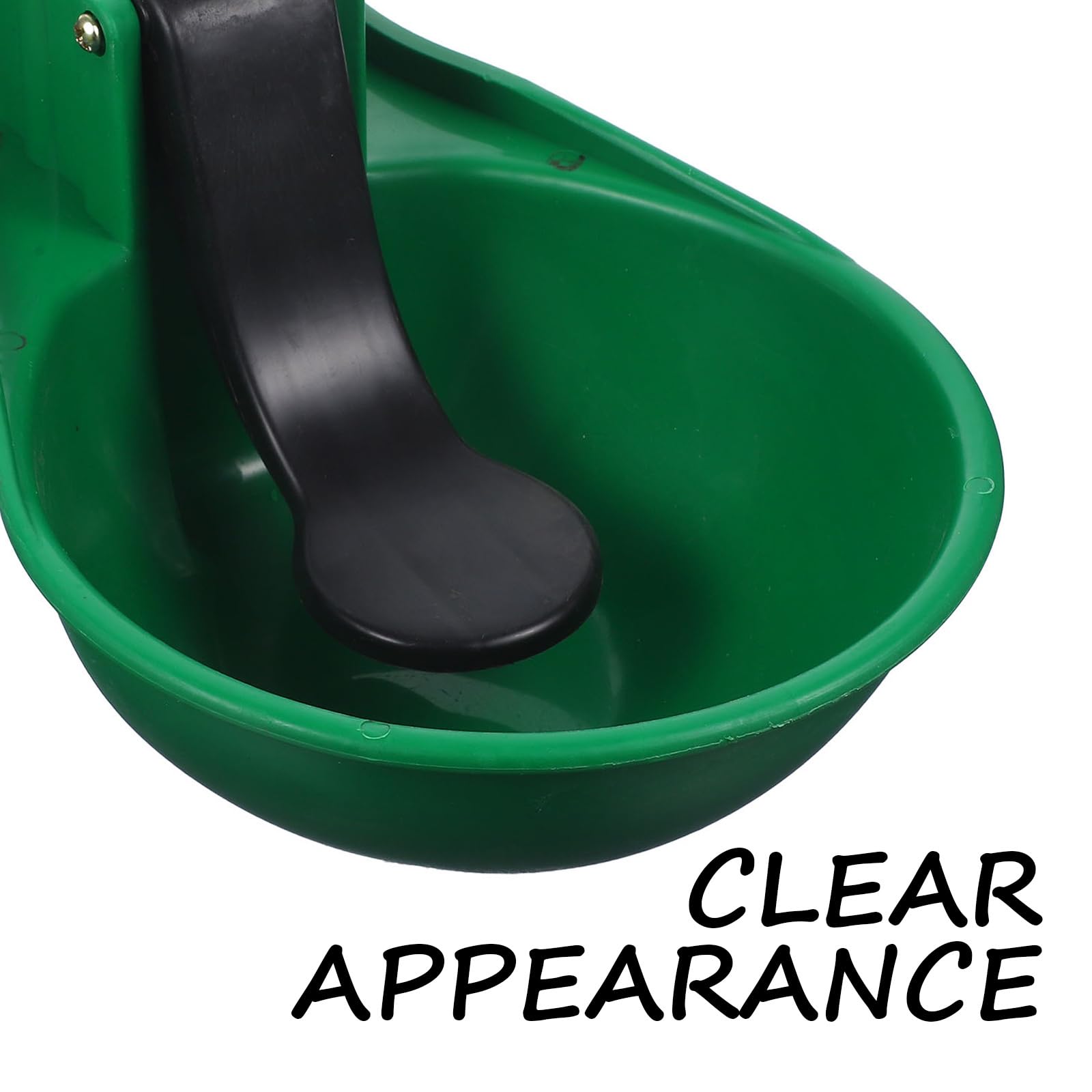 FRCOLOR 3Pcs Plastic Livestock Water Trough - Automatic Drinking Bowl for Horses, Cows, Sheep, Goats, Pigs & Dogs - Durable Animal Water Dispenser for Stable, Farm & Pasture Use