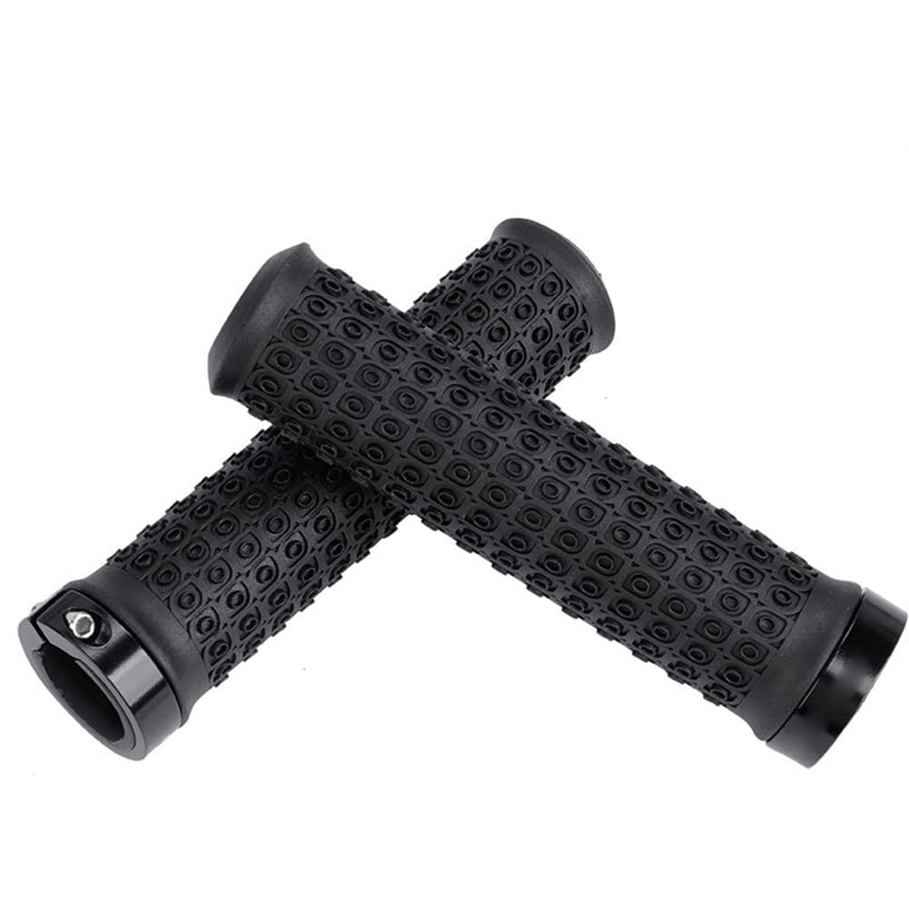 Anti-Slip Bicycle Handlebar Grips - Zcargel Soft Rubber Bike Grips for Mountain Bikes (20-22mm Diameter) | Durable Handlebar Protectors for Comfortable Cycling & Off-Road Adventures