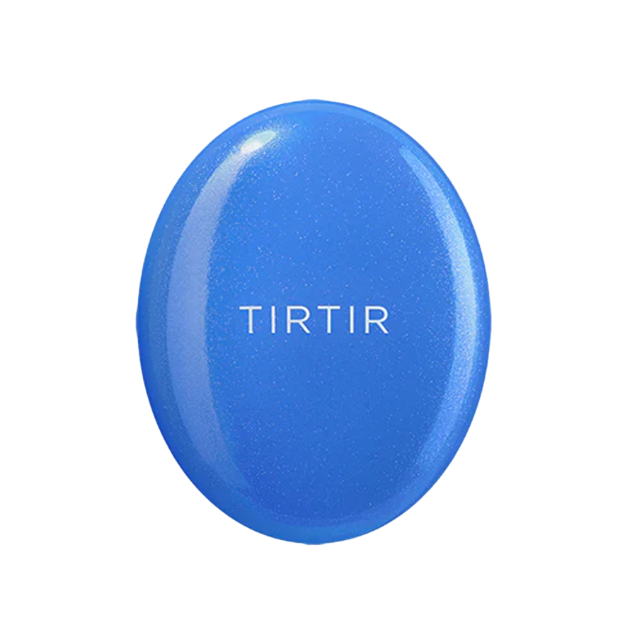 TIRTIR Mask Fit Cool Sun Cushion SPF50+ PA+++ (18g) - Hydrating & Cooling Sunscreen Cushion for Daily UV Protection, Perfect for Outdoor Activities & Makeup Base
