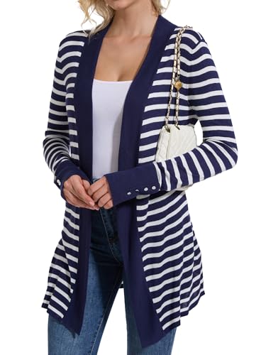 Navy & White Striped