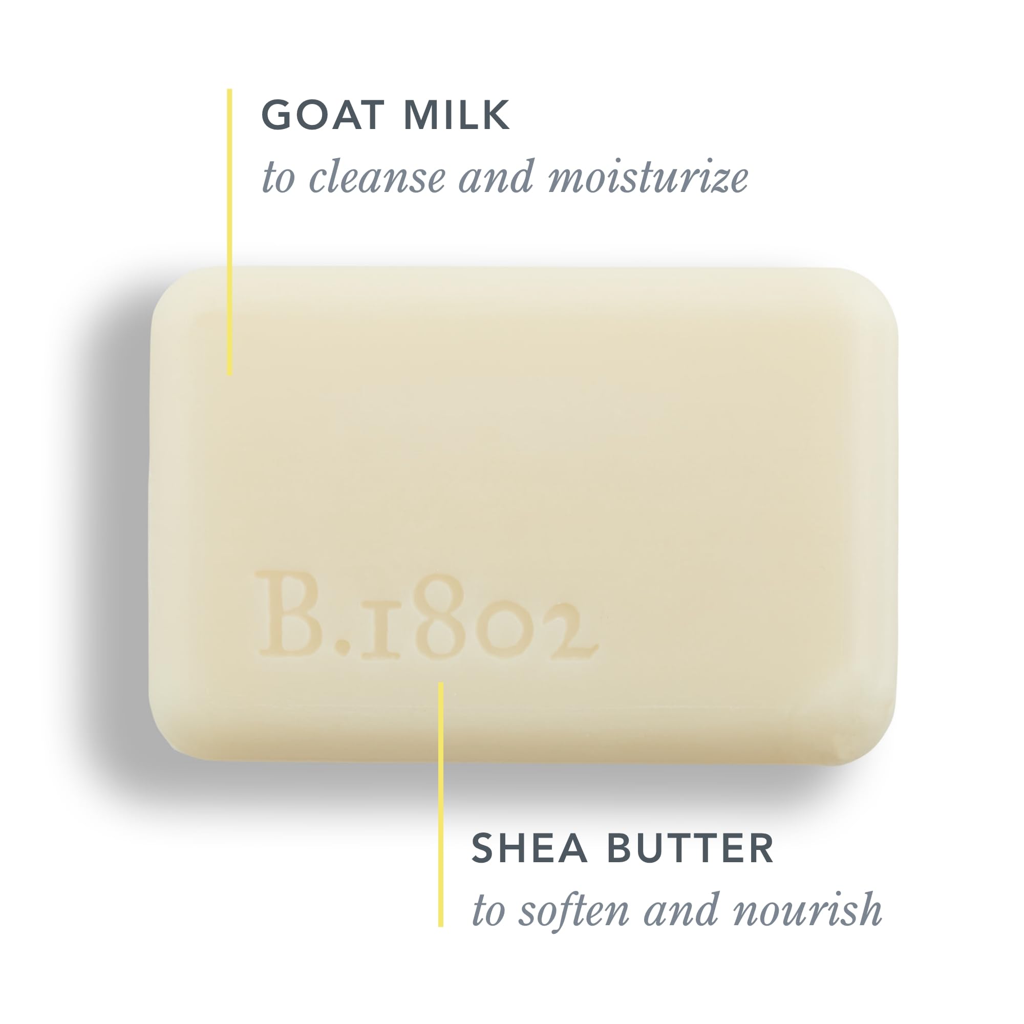 Beekman 1802 Goat Milk Soap Bar Gift Set - 6 Pack (9 oz Each) - Natural Moisturizing & Hydrating Bar Soap for Sensitive Skin - 100% Vegan with Lactic Acid - Cruelty Free & Gift Box Included - Perfect for Dry Skin Care, Daily Cleansing, and Holiday Gifts
