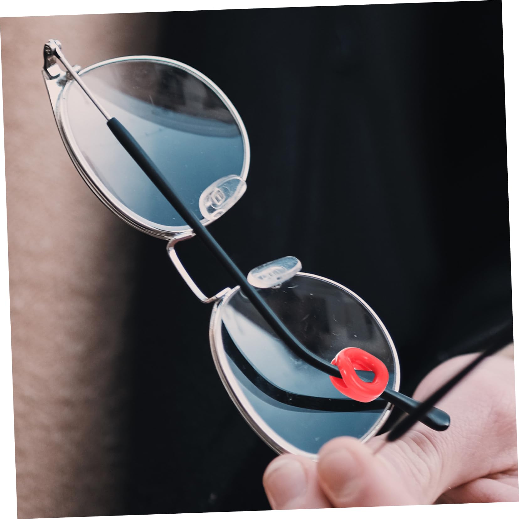 Mobestech 8 Pairs Glasses Clips - Anti-Slip Eyeglass Ear Hooks & Nose Pads for Comfortable Fit - Perfect for Reading, Sports, and Daily Wear