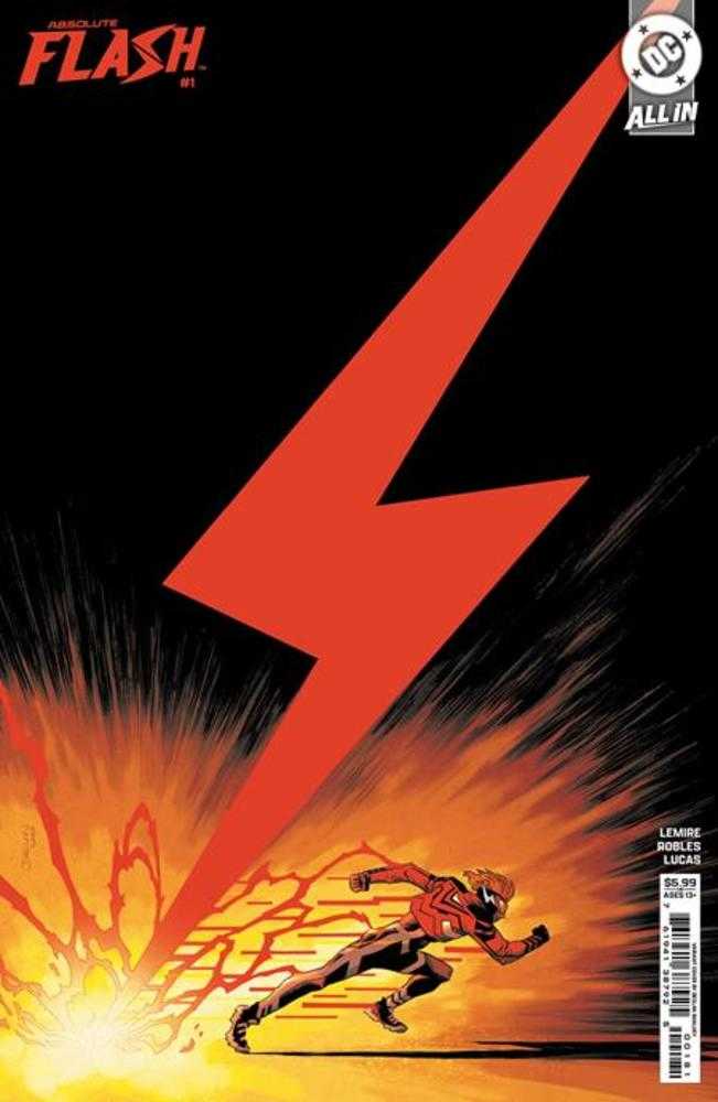 Absolute Flash #1 Cover E Declan Shalvey Variant - Premium Card Stock Comic Book for Collectors - Perfect for Display, Gifting, and Comic Book Collections