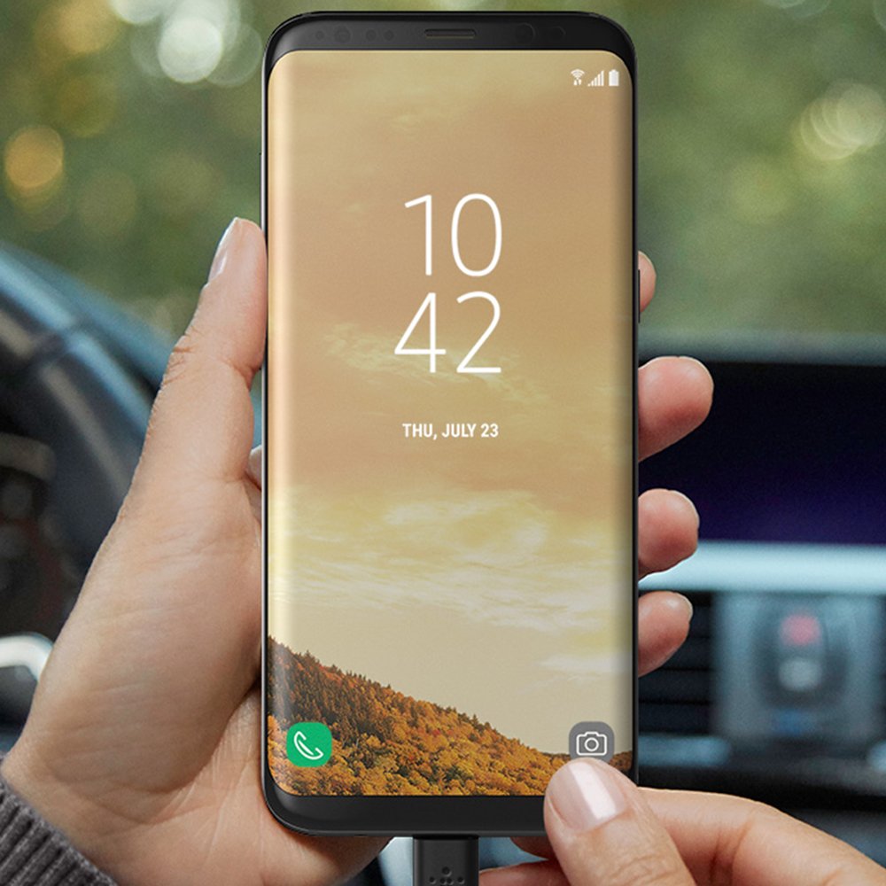 Belkin ScreenForce Tempered Glass Screen Protector for Samsung Galaxy S8+ - Edge to Edge Coverage, Anti-Scratch, Bubble-Free Installation - Perfect for Daily Protection & Gaming