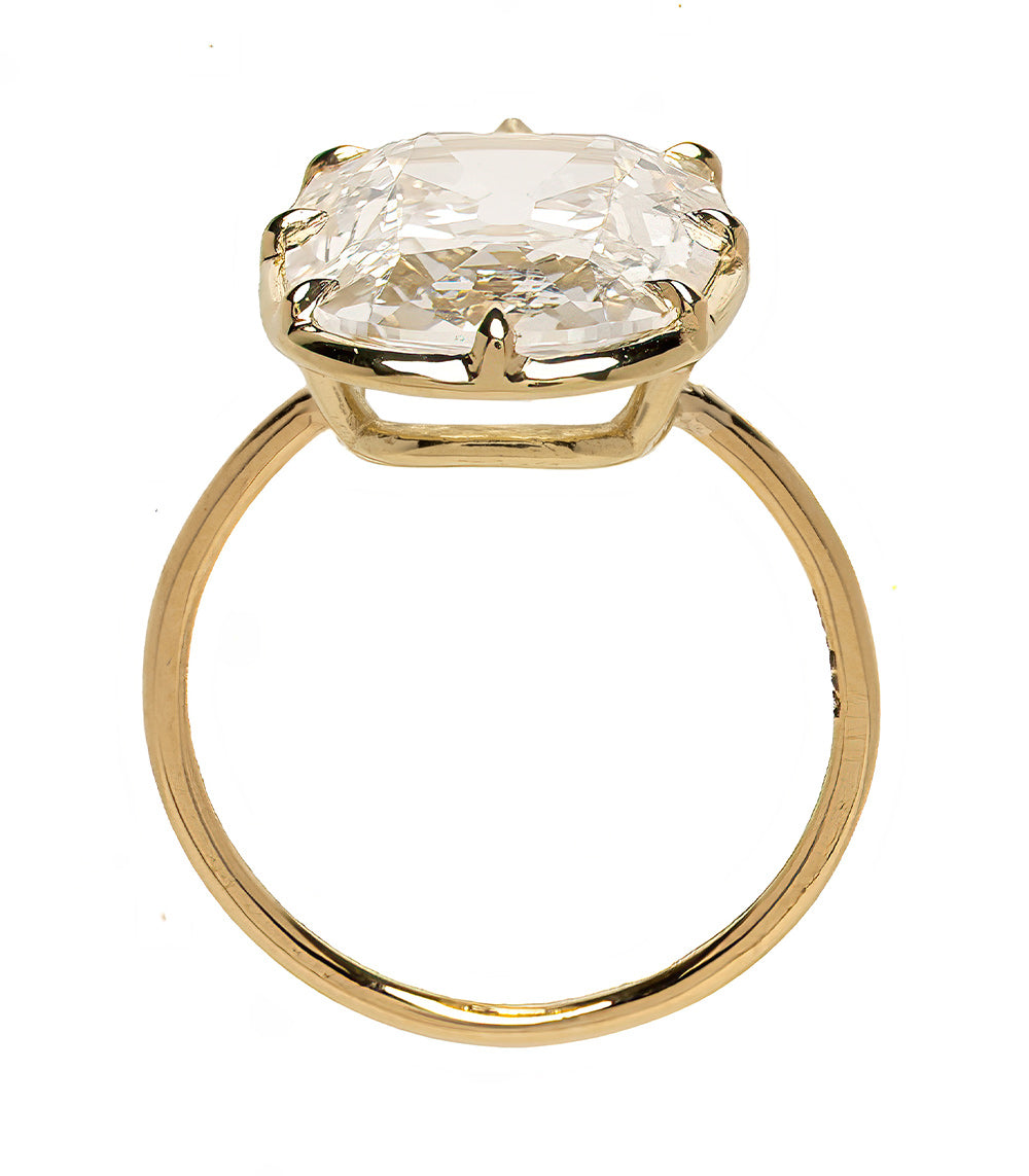 Gigi Unique Engagement Ring - Lab Grown Cushion Cut Diamond Vintage Style Ring for Women | Perfect for Proposals, Anniversaries & Special Occasions